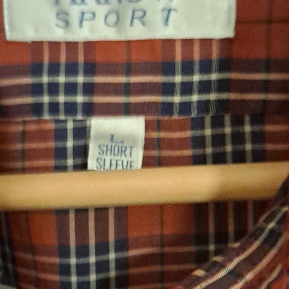 Vintage 1970s  Arrow Sport Shirt Short Sleeve - Picture 2 of 3